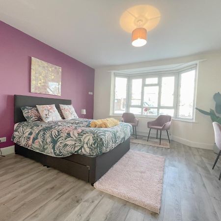 Large 3 Bedroom & 2 Bath - Ground Floor With Parking 伯恩茅斯 外观 照片
